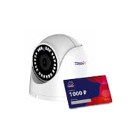 TRASSIR TR-D8121IR2 v6 2.8 Cloud1000 Комплект видеонаблюдения